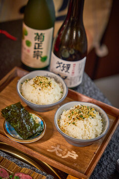 日韩海苔拌饭