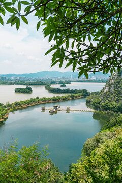 肇庆七星岩五龙亭