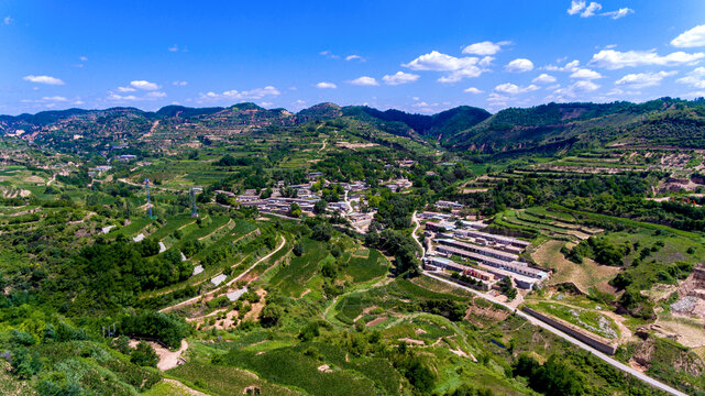 陕北乡村全景