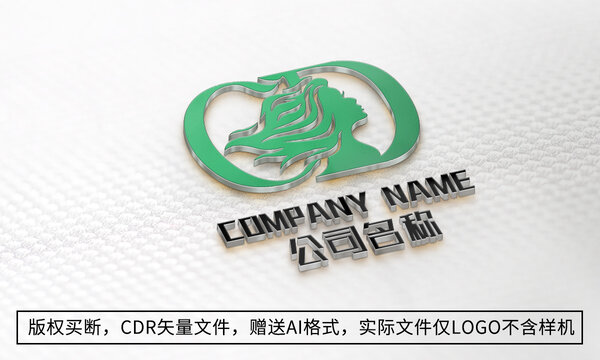 CD字母logo公司商标设计