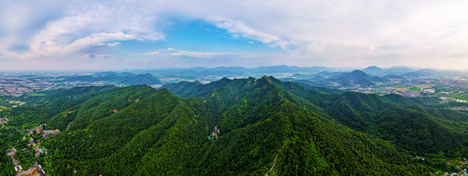 绍兴会稽山航拍