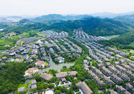 绍兴宝业四季园航拍