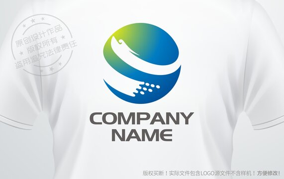 龙形logo网络科技