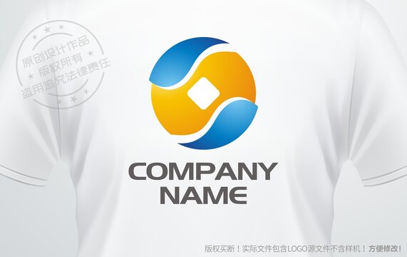 古钱币logo金融行业