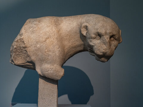 大英博物馆狮子残像