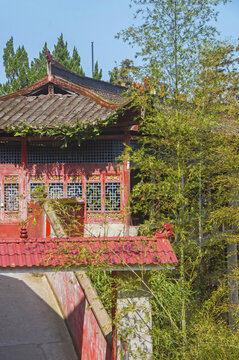 建瓯塔山寺古建筑一角