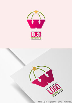 W字母logo设计