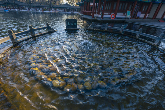 山东济南章丘漱玉泉