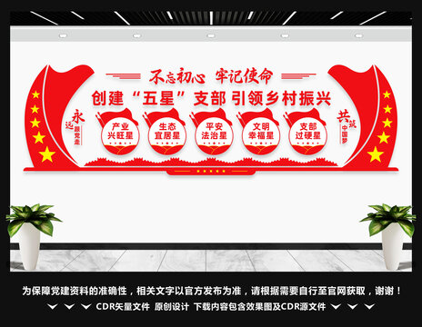 五星支部文化墙