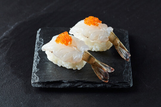 日本黑虎虾寿司