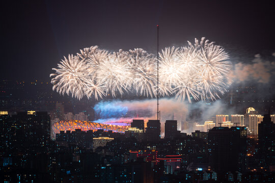 北京东奥会烟花