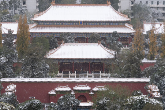 北京故宫雪景