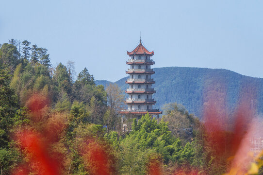 建瓯云际山公园善见塔