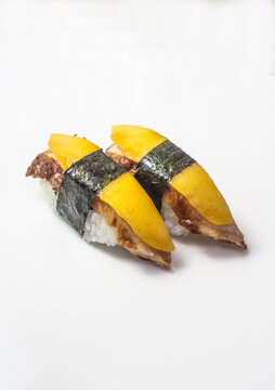 芒果鳗鱼握寿司