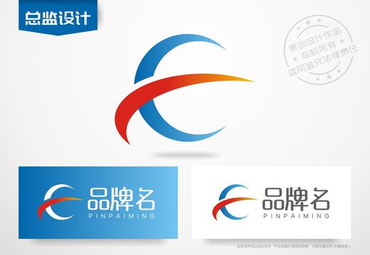 字母C设计logo