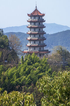 建瓯地标宝塔建筑