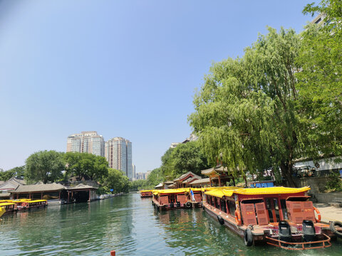 北京紫竹院公园皇家游船码头
