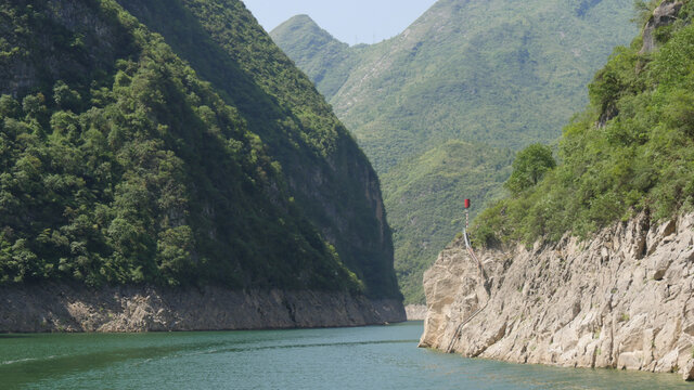 长江支流大宁河小三峡风光