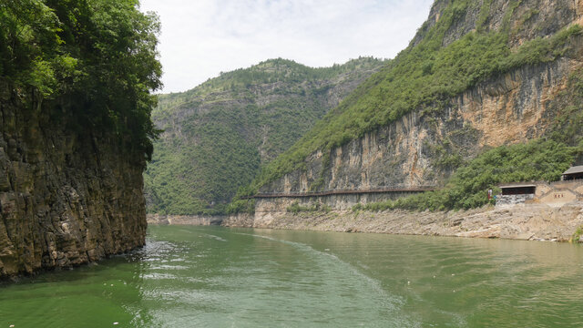 长江支流大宁河小三峡风光