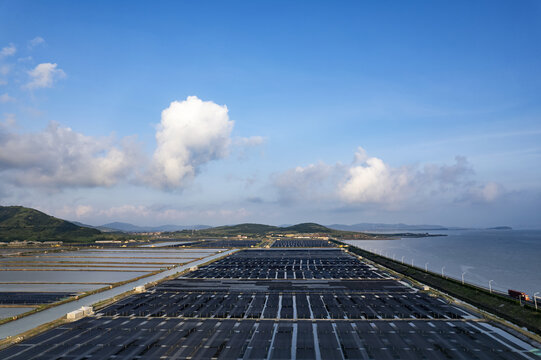 丁字湾沿海跨海大桥风光