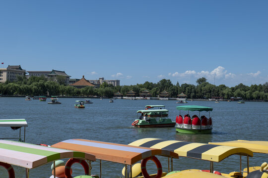 北京北海公园游船