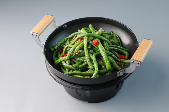 干锅长豇豆