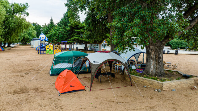 沙滩与帐篷