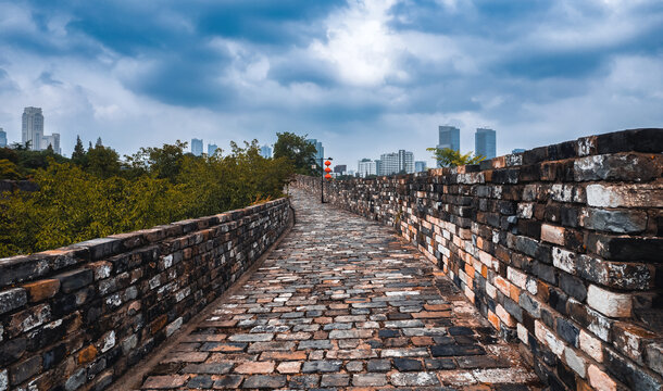 南京古城墙明城墙古建筑