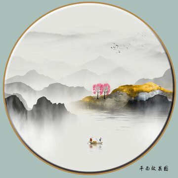 禅意山水画