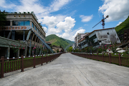 北川地震遗址