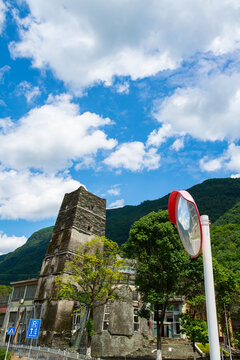 北川地震遗址