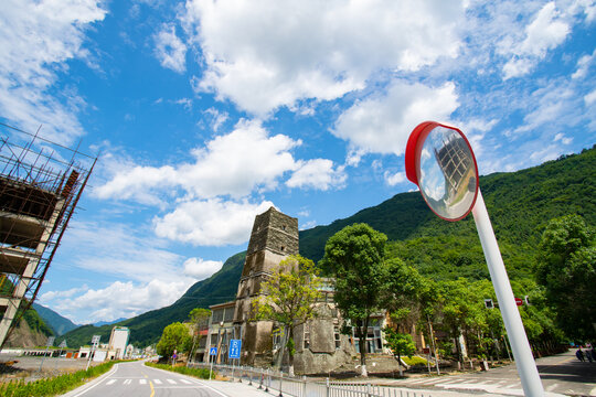 北川地震遗址