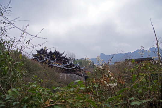 恩施云龙河地缝风光建筑