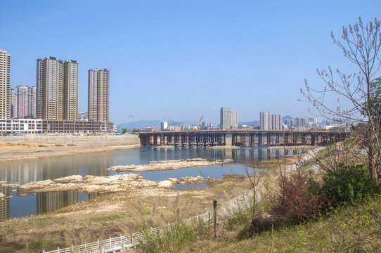 建瓯建溪边风景