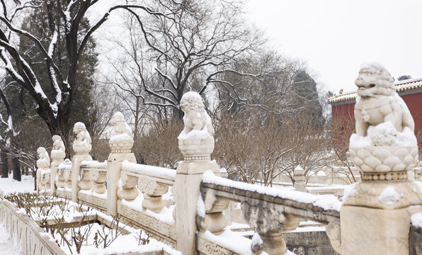 故宫断魂桥雪景