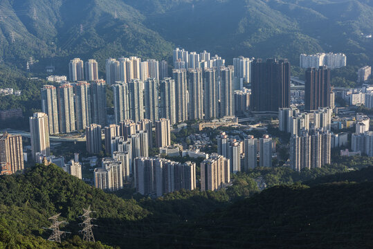 香港沙田高楼