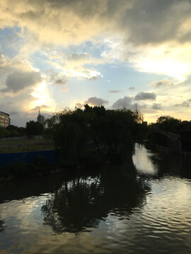夕阳天空
