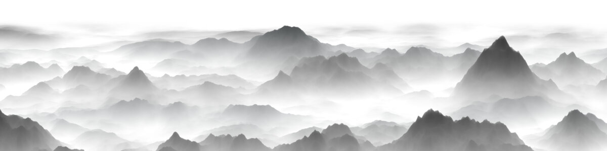 新中式山水画