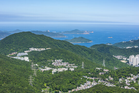 香港飞鹅山和西贡半岛