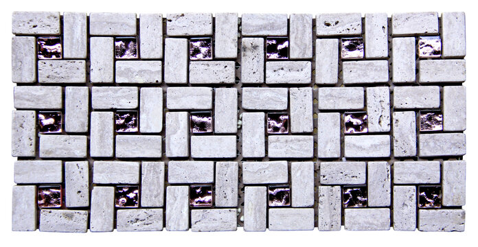 马赛克规格板背景墙石材石砖