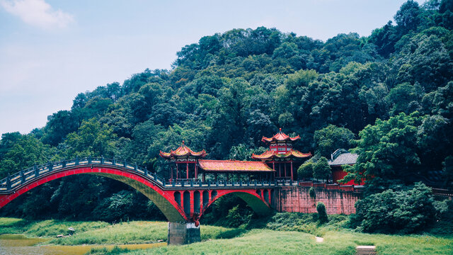 四川乐山的桥