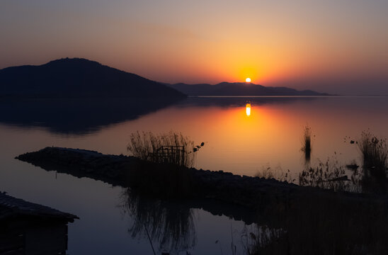 太湖日出