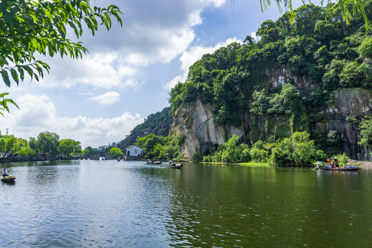 中国绍兴东湖景区