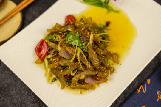 油炝牛皮