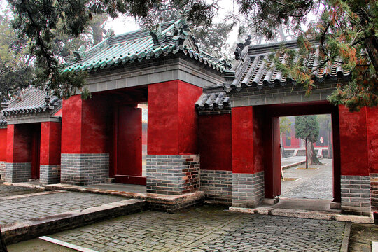 曲阜孔庙红墙