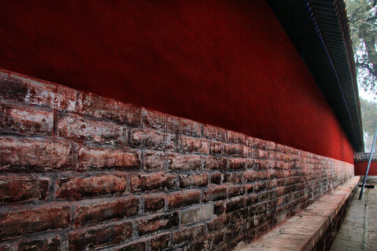 曲阜孔庙红墙