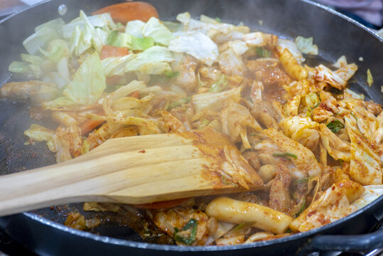 在韩国拍摄的料理美食