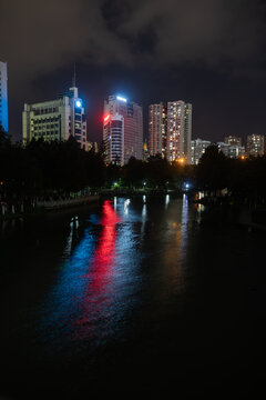 夜景下的城市