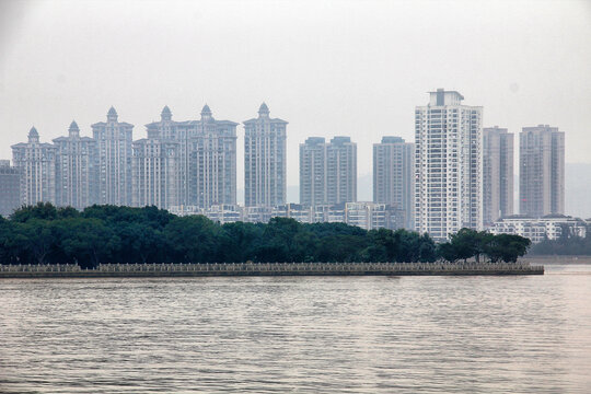 温州瓯江城市风景