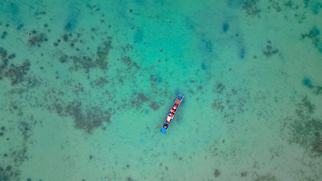 四川泸沽湖航拍